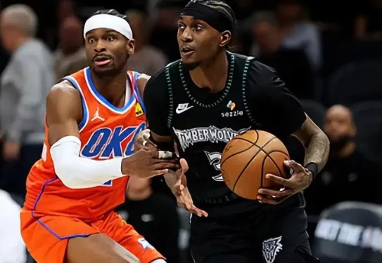 官方网站-雷霆本赛季面对森林狼的四场比赛全部结束，两队战成2-2